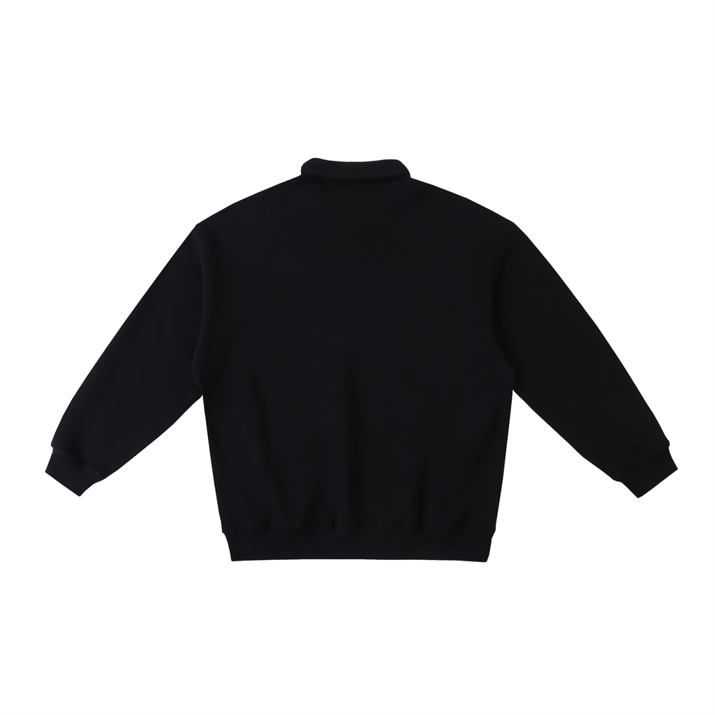 Premium Polo-Collar Sweatshirt