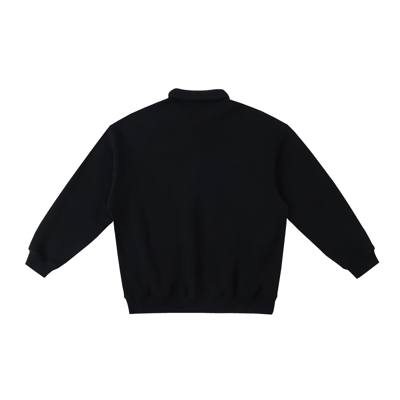 Premium Polo-Collar Sweatshirt