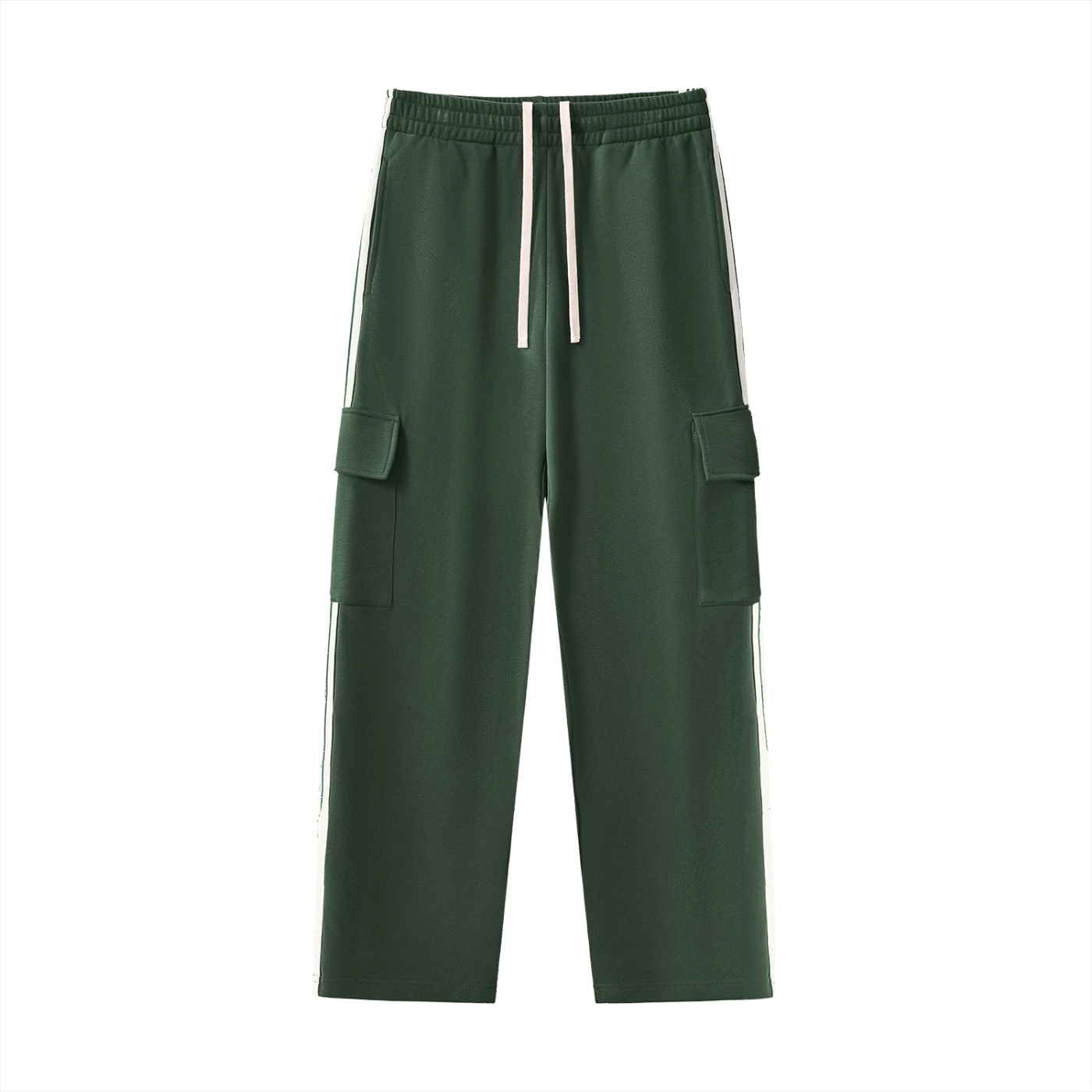 Side Stripe Straight-Leg Cargos