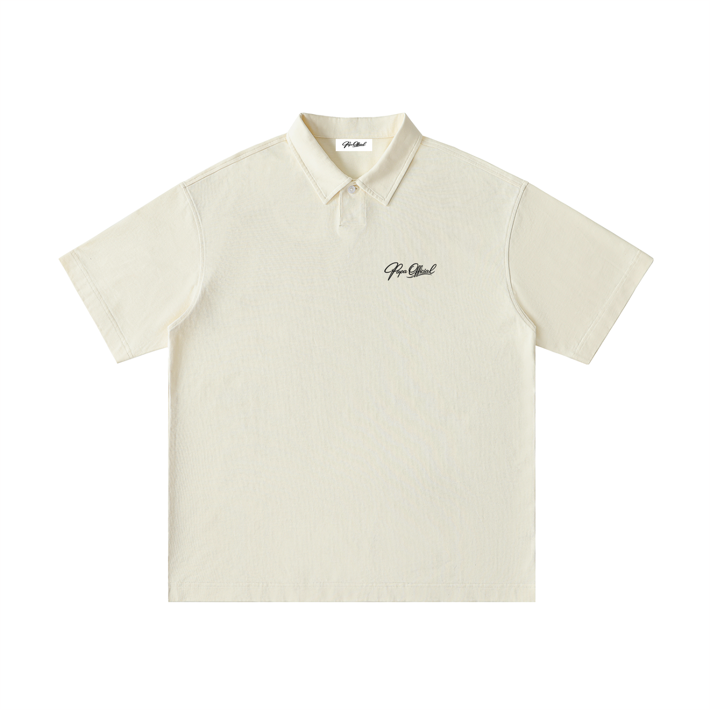 Signature Loose Cotton Short-Sleeve Polo Shirt