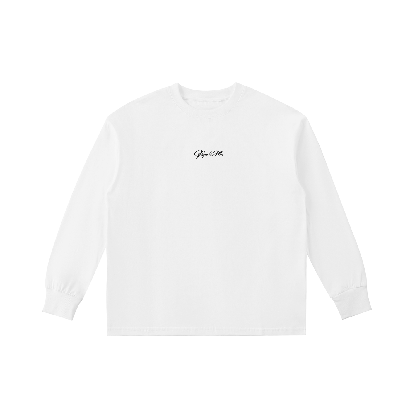 Papa & Me Kids' Quick-Dry Cotton Long-Sleeve Tee