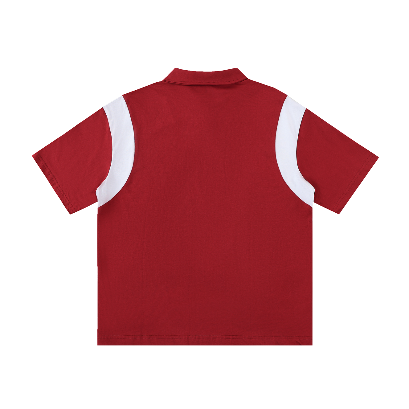 Signature Contrast Panel Cotton Polo Shirt