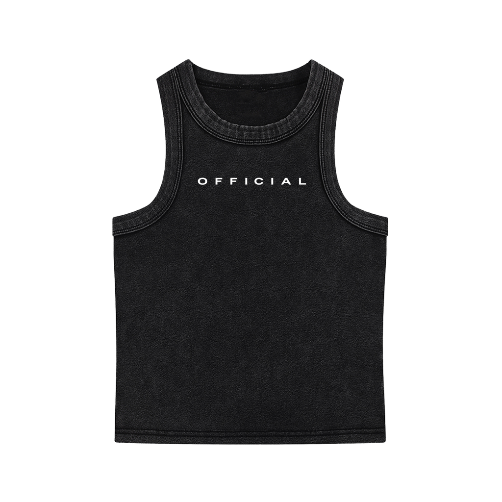 Women's OFFICIAL Snow Washed Tank Top Blk