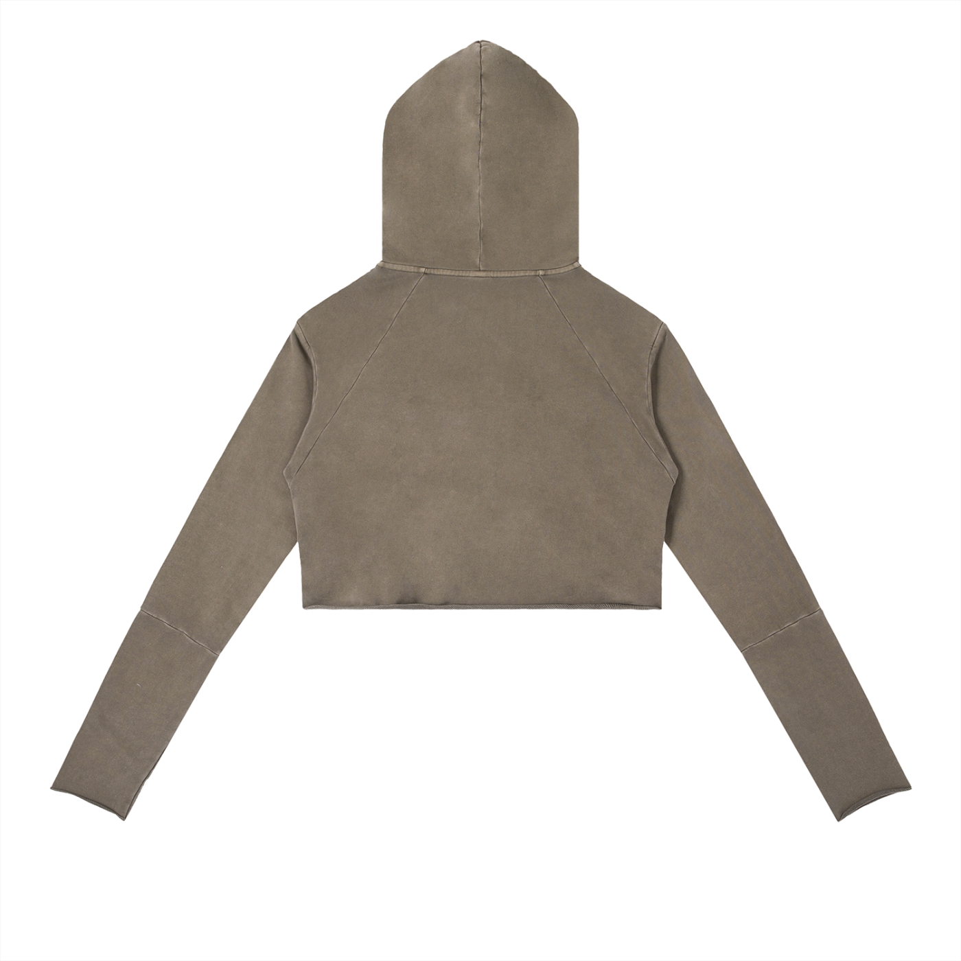 Women's Vintage Washed Raw Edge Hoodie