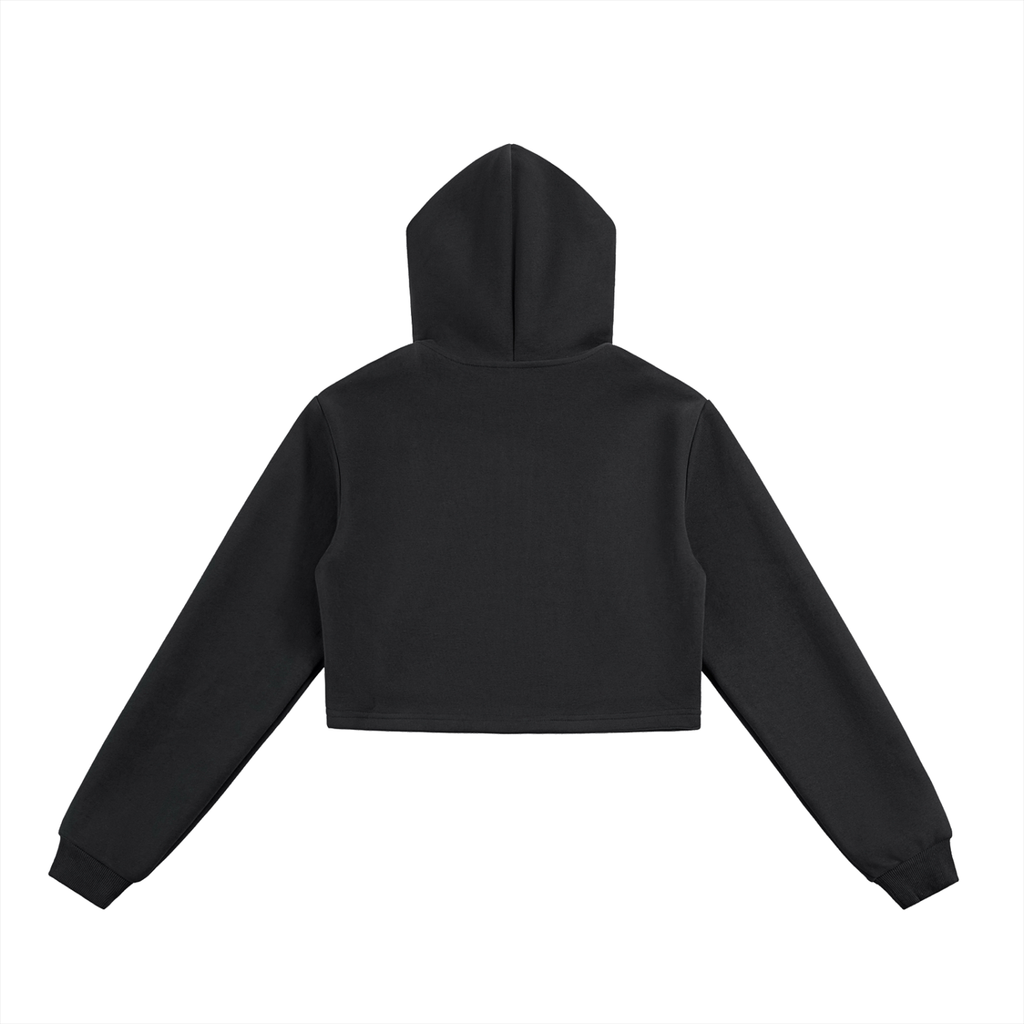 Women's Official Essential Cropped Zip-Up Hoodie