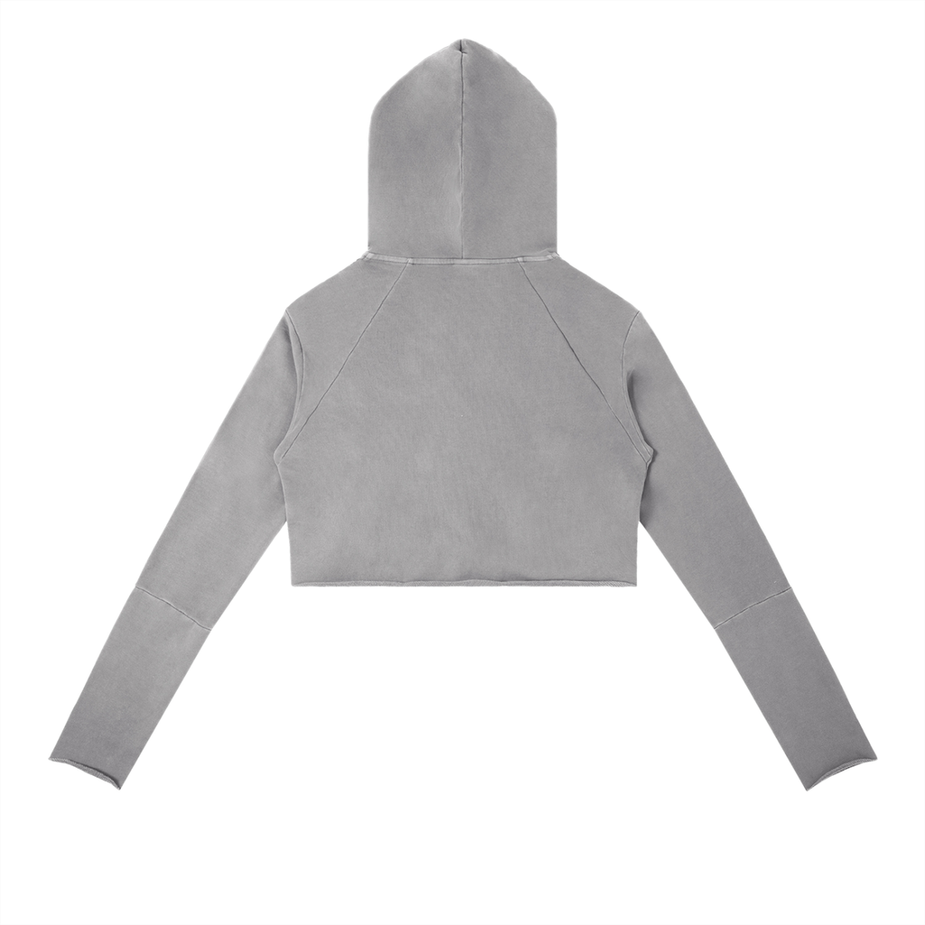 Women's Vintage Washed Raw Edge Hoodie