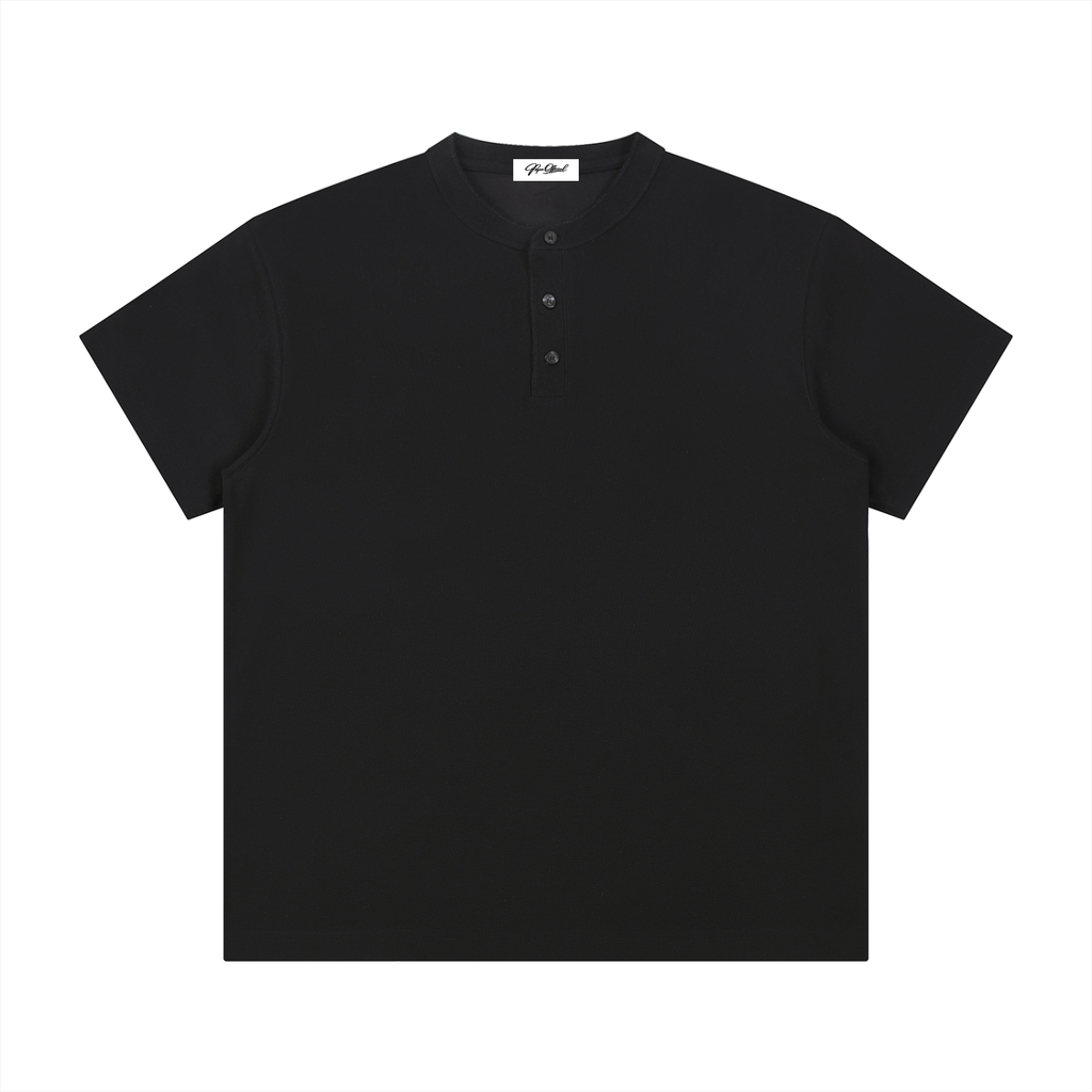 Short Sleeve Henley Tee