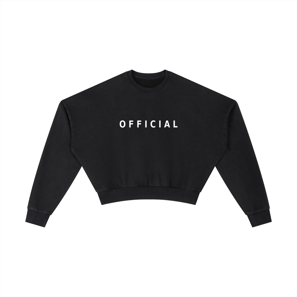 Women's Official Vintage Washed Cropped Sweatshirt