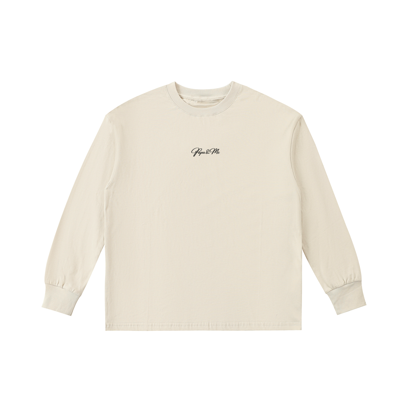 Papa & Me Kids' Quick-Dry Cotton Long-Sleeve Tee